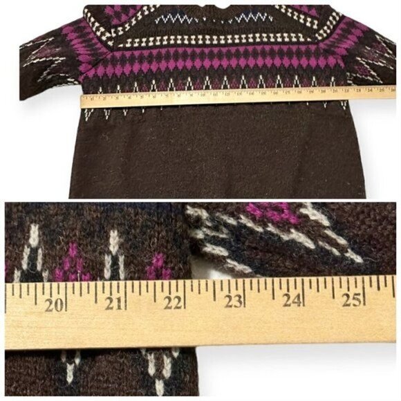 Junya Watanabe Comme des Garçons, Brown multi Jacquard Sweater, Fair Isle, Size - Picture 15 of 15